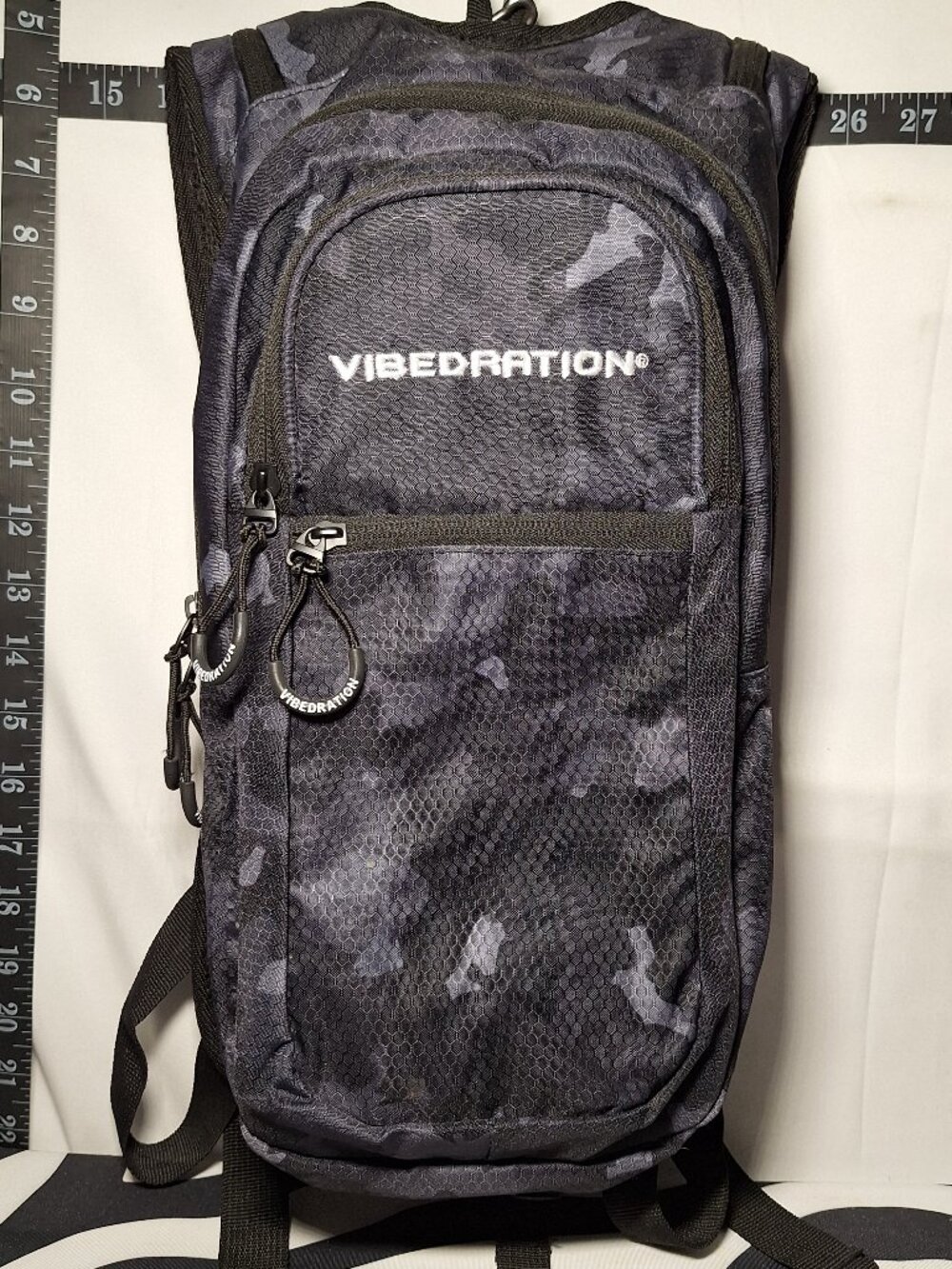 Vibedration Hydration Backpack w/o bladder Black Camo - Used